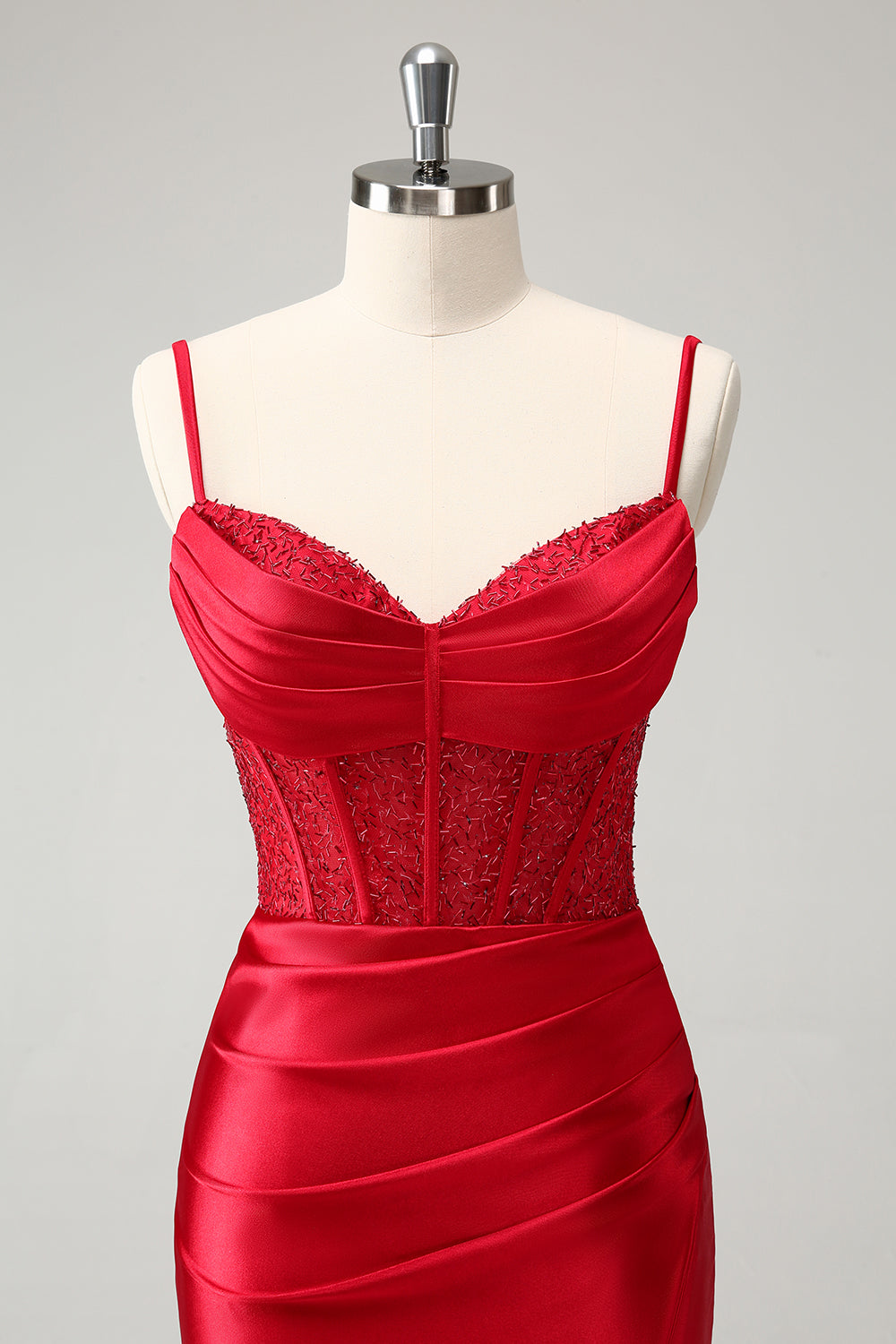 Classy Bodycon Corset Short Homecoming Dress with Lace Up Back Sexy