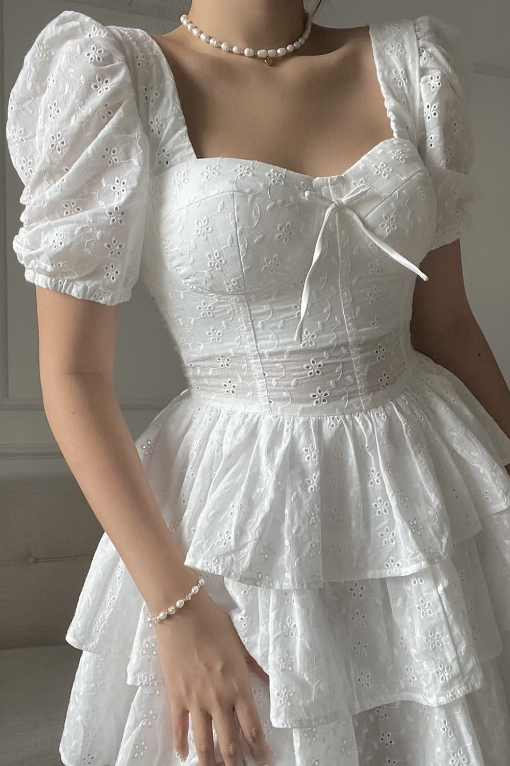A-Line Square Neck Short Graduation Dress Simple Party Dress Homecoming Dresses