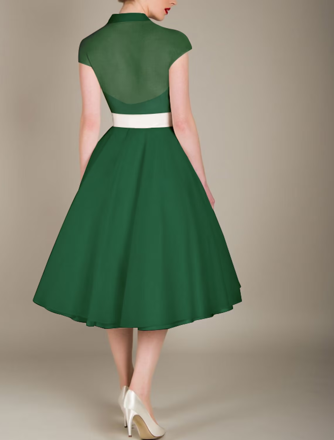 A-Line Cocktail Dresses Hot Dress Graduation Knee Length Sleeveless V Neck Wednesday Addams Family Tulle