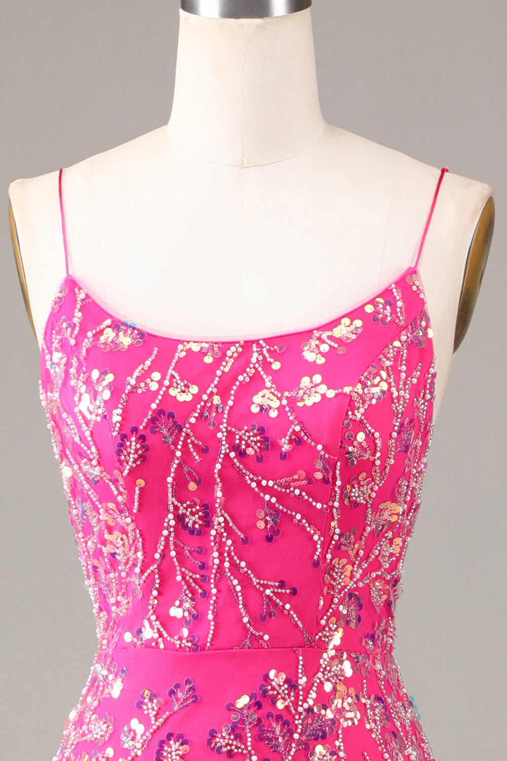 Mermaid Prom Dress with Backless Sparkly Long