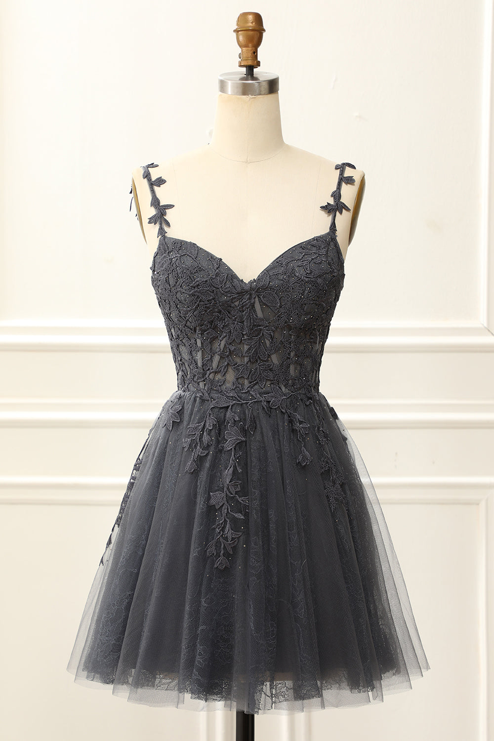 Off The Shoulder Corset Cute Homecoming Dress With Appliques Short