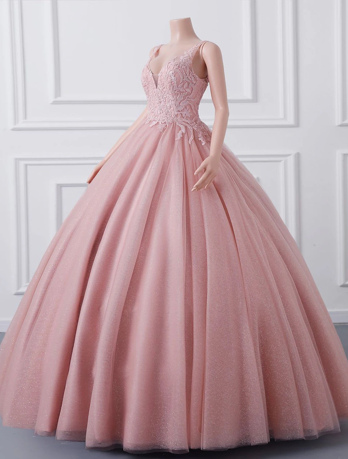 Ball Gown Quinceanera Dresses Elegant Dress Quinceanera Sweet 16 Floor Length Sleeveless Sweetheart African American Tulle