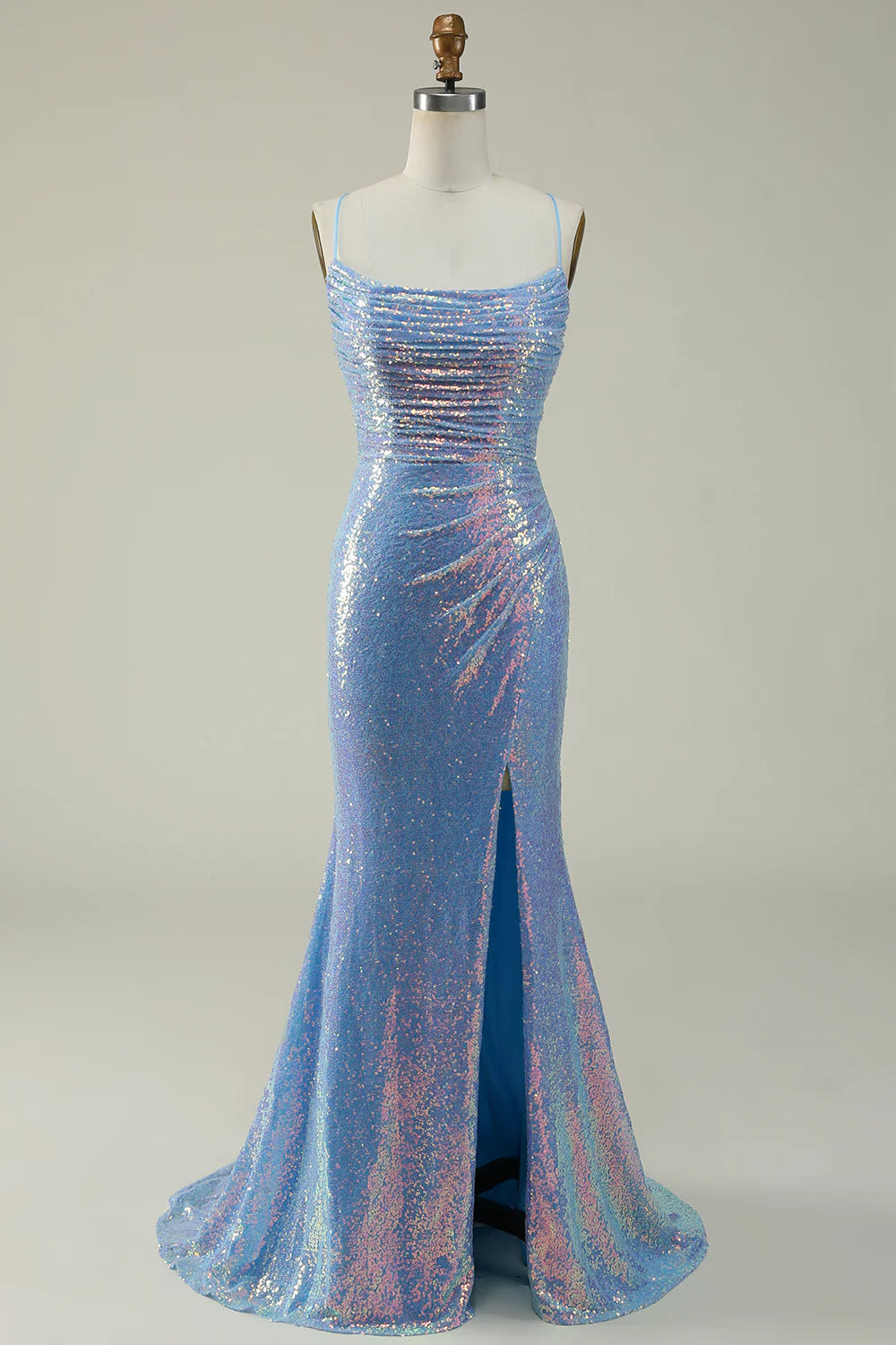 Mermaid Long Prom Dress with Slit Sparkly