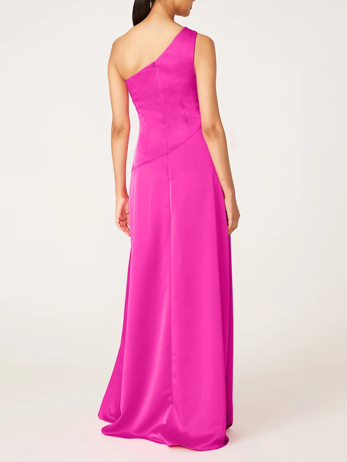 A-Line/Princess One-Shoulder Sleeveless Floor-Length Evening Dress With Ruffles Sexy