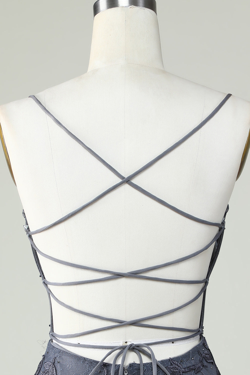 Spaghetti Straps Tight Homecoming Dress With Appliques Short