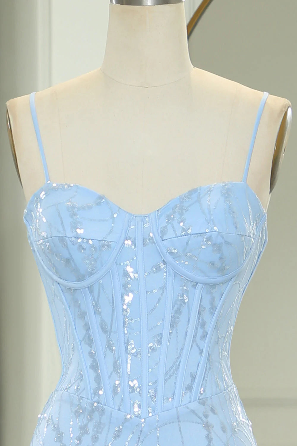 Mermaid Long Prom Dress With Sequined Appliques Off Shoulder Sparkly