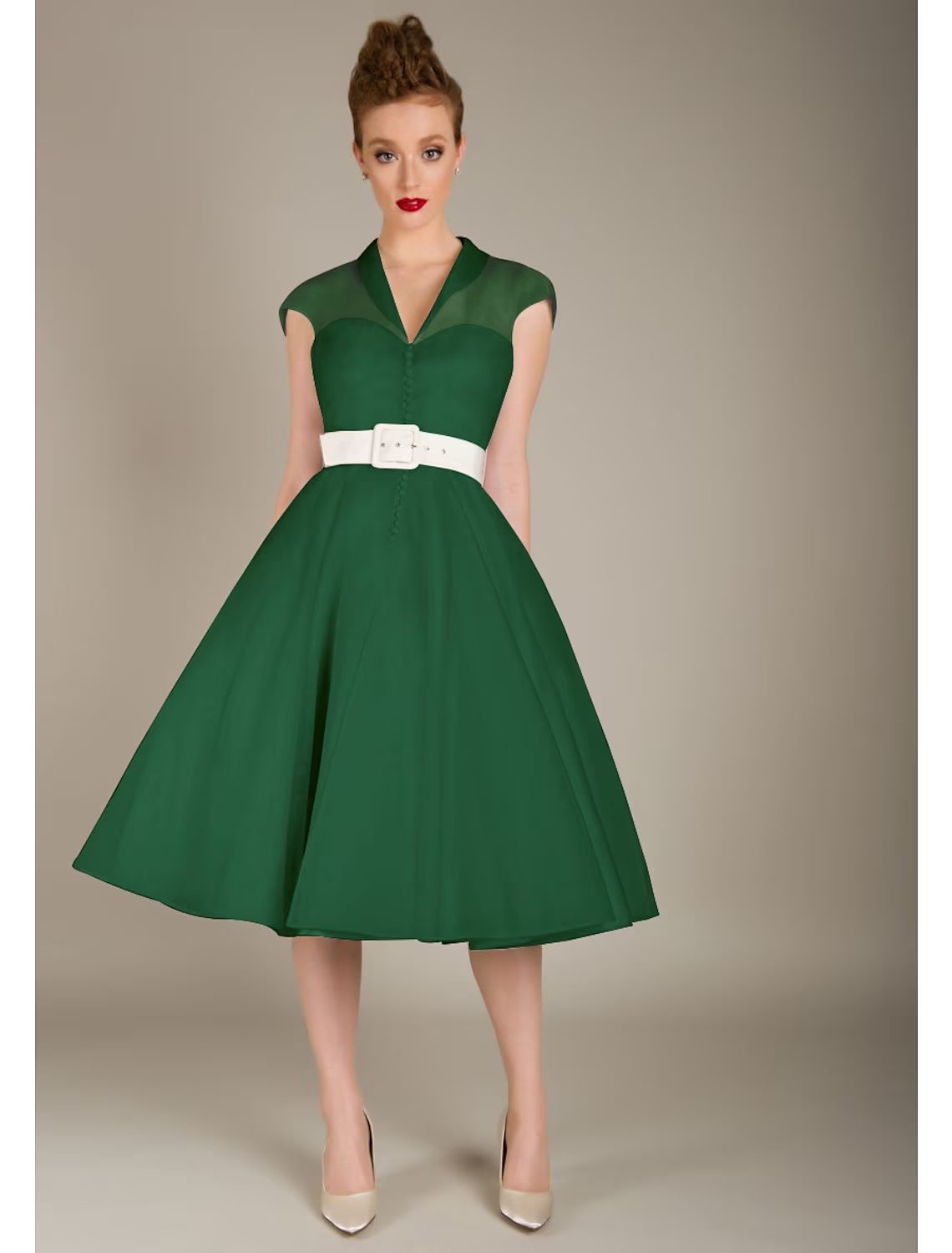 A-Line Cocktail Dresses Hot Dress Graduation Knee Length Sleeveless V Neck Wednesday Addams Family Tulle