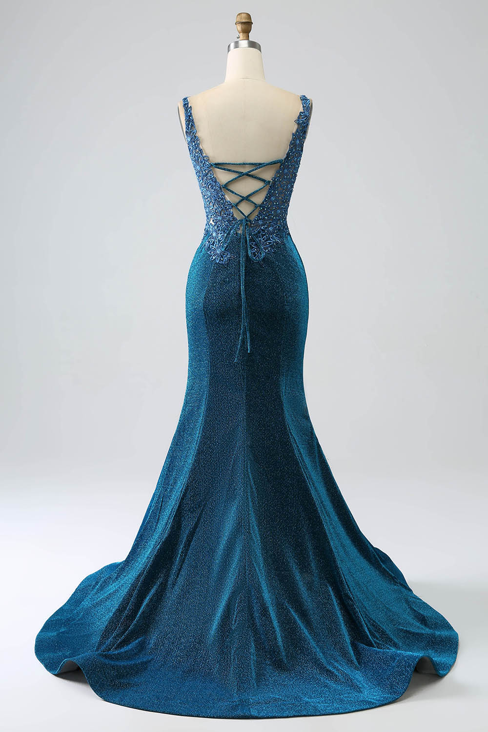 Mermaid Prom Dress with Beading V-neck Sexy Long