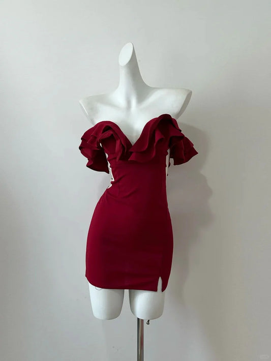 Fashion Off Shoulder Short Prom Dress Lovely Homecoming Dress Simple Birthday Party Dress