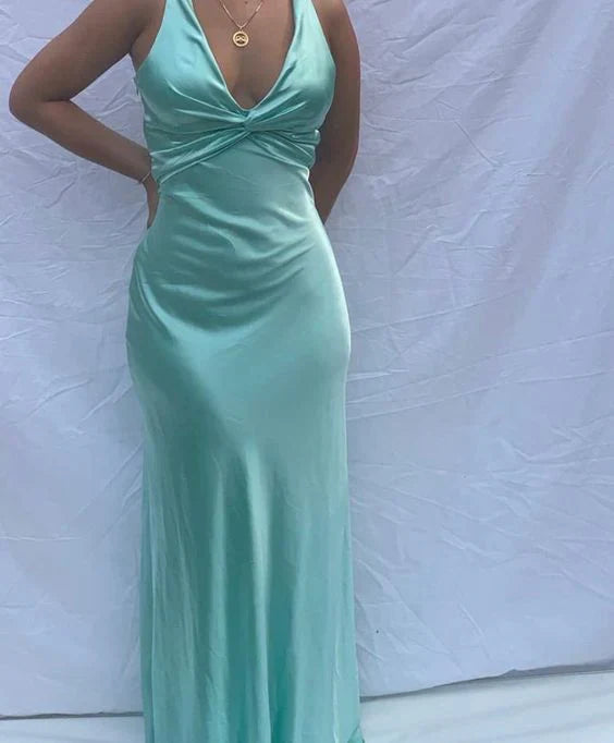 Xiaopinwu Elegant V Neck Halter Vintage Prom Dress Sexy Party Dress Yellow Evening Formal Dress