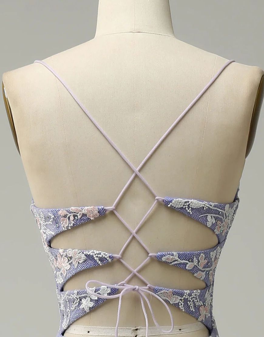 Gorgeous Mermaid V-Neck Long Prom Dress With Appliques