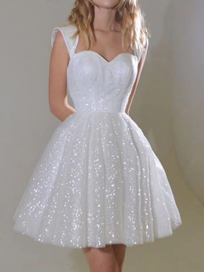 Fashion A Line Short Prom Dress Lovely Homecoming Dress Charming Birthday Party Dress