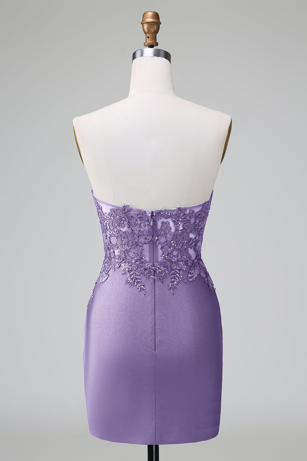 Classy Bodycon Strapless Pleated Short Homecoming Dress with Beading Sexy