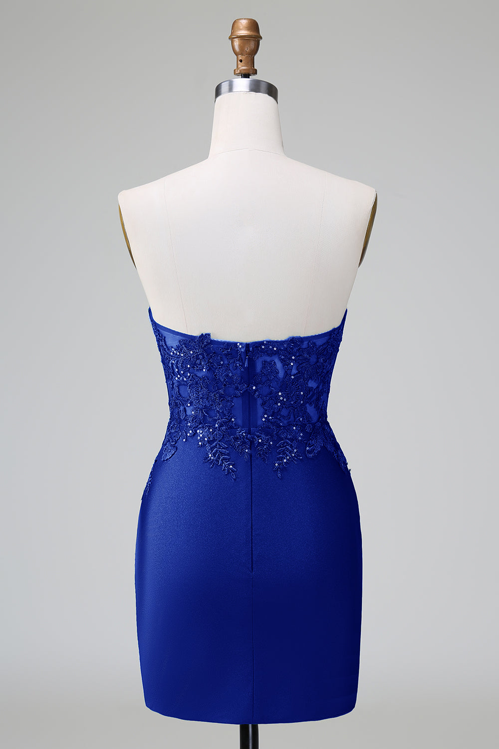 Classy Bodycon Strapless Pleated Short Homecoming Dress with Beading Sexy