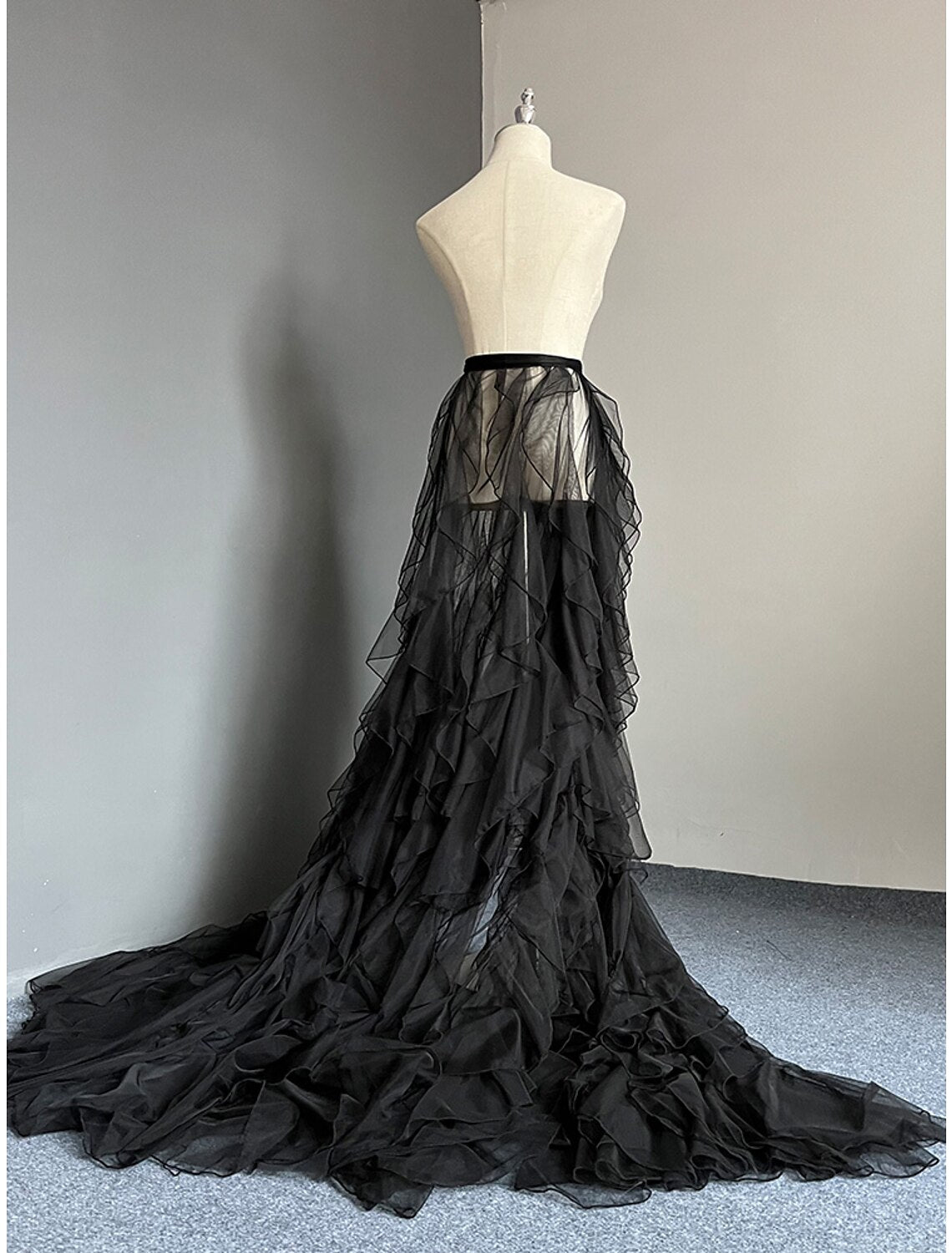 Casual Wedding Dresses A-Line Separates Separates Court Train Tulle OverSkirts Bridal Gowns