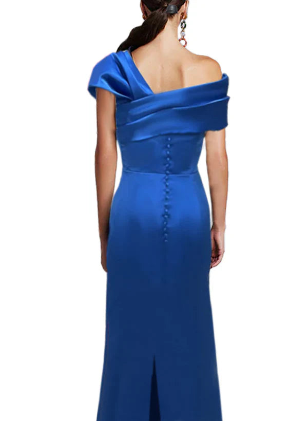 Tight fit/straight leg shoulder to ground length mother of the ride Dresses Evening Dresses