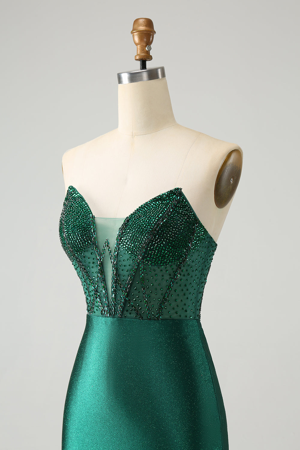 Classy Sparkly Royal Blue Tight Strapless Short Homecoming Dress with Beading Sexy