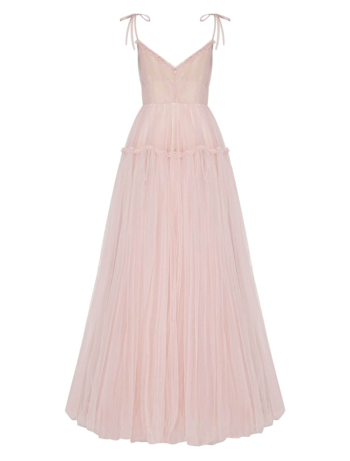 A-Line Prom Dresses Elegant Dress Wedding Guest Floor Length Sleeveless Spaghetti Strap Tulle