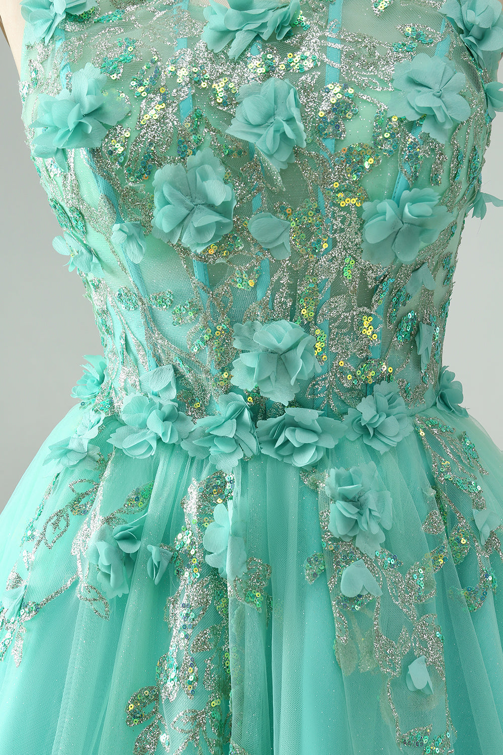 Cute A Line Spaghetti Straps Corset Short Homecoming Dress with Appliques Beautiful