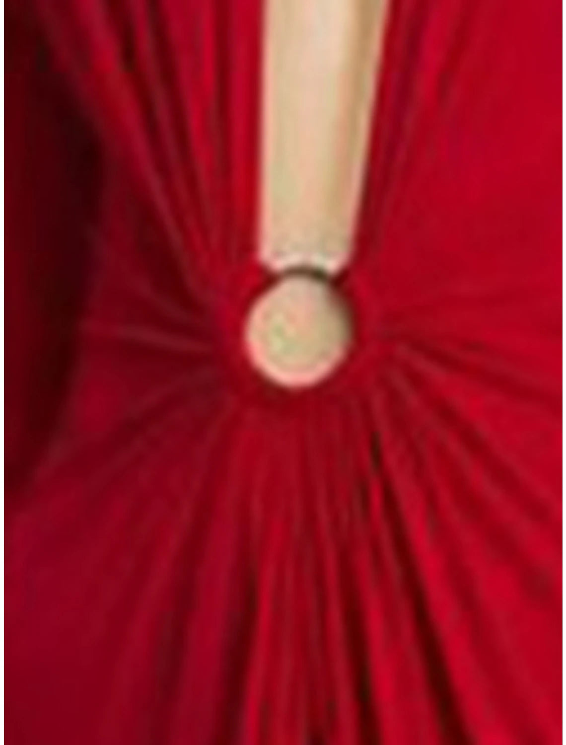 Sheath / Column Evening Gown Elegant Dress Formal Ankle Length Christmas Red Green Dress Long Sleeve V Neck Stretch Chiffon