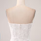 Stylish Ivory Mermaid Sweetheart Corset Wedding Dress with Lace Appliques Off Shoulder