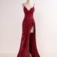 Sheath Black Long Appliques Prom Dress Sexy Evening Dresses With Slit