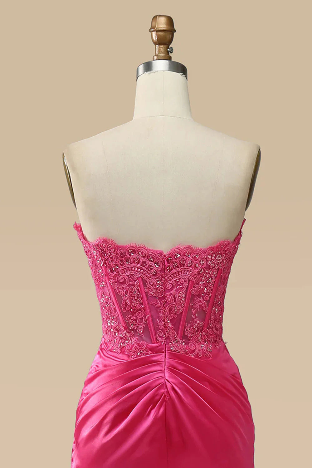 Sparkly Corset Long Sheath Prom Dress with Slit Off Shoulder Sexy