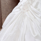 Princess A-Line Wedding Dresses One Shoulder Cathedral Train Taffeta Sleeveless