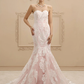 Wedding Dresses Sweetheart Neckline Court Train Lace Strapless Sexy Illusion Detail