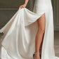 Sheath/Column Halter Floor-Length Lace Wedding Dress Sexy