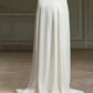 Sheath/Column Halter Floor-Length Lace Wedding Dress Sexy