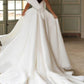 A-Line/Princess One-Shoulder Floor-Length Wedding Dress Sexy