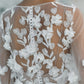 A-Line/Princess V-Neck Floor-Length Wedding Dress With Appliques Beautiful