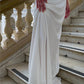 Trumpet/Mermaid Halter Floor-Length Wedding Dress Open Back