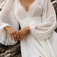 A-Line/Princess V-Neck Floor-Length Wedding Dress With Split Side Sexy