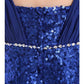 Sheath / Column Sparkle Wedding Guest Engagement Formal Evening Dress V Neck Sleeveless Floor Length Chiffon