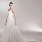 Princess A-Line Wedding Dresses Sweetheart Neckline Strapless Cathedral Train Chiffon