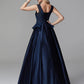 Ball Gown Peplum Quinceanera Formal Evening Dress V Neck Sleeveless Floor Length Lace with Bow(s)