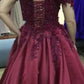 Ball Gown Luxurious Sparkle Quinceanera Prom Dress Off Shoulder Sleeveless Floor Length Lace