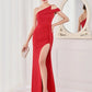 Mermaid / Trumpet Evening Gown Elegant Dress Wedding Guest Floor Length Sleeveless Spaghetti Strap Satin V Back