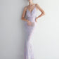 Mermaid / Trumpet Evening Gown Sparkle & Shine Dress Formal Floor Length Sleeveless Spaghetti Strap Sequined