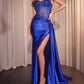 Sheath/Column Spaghetti Straps Sleeveless Floor-Length Long Prom Dresses Sexy