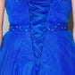 Ball Gown Lace Up Dress Formal Evening Floor Length Sleeveless Sweetheart Tulle with Beading