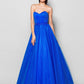 Ball Gown Lace Up Dress Formal Evening Floor Length Sleeveless Sweetheart Tulle with Beading