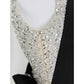 Mermaid / Trumpet Sparkle & Shine Formal Evening Dress Scoop Neck Sleeveless Court Train Jersey