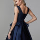 Ball Gown Peplum Quinceanera Formal Evening Dress V Neck Sleeveless Floor Length Lace with Bow(s)