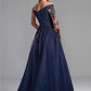 A-Line Evening Gown Open Back Dress Formal Evening Sweep / Brush Train Long Sleeve Plunging Neck Chiffon