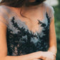 Ball Gown Evening Gown Color Block Dress Engagement Sweep / Brush Train Sleeveless V Neck Tulle V Back