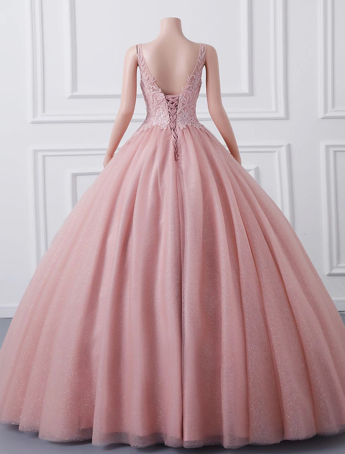 Ball Gown Quinceanera Dresses Elegant Dress Quinceanera Sweet 16 Floor Length Sleeveless Sweetheart African American Tulle