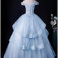 Ball Gown Evening Gown Minimalist Dress Formal Wedding Guest Floor Length Sleeveless Off Shoulder Tulle Backless